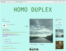 Tablet Screenshot of homoduplex.bandcamp.com