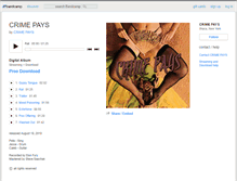 Tablet Screenshot of crimepays.bandcamp.com