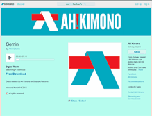 Tablet Screenshot of ahkimono.bandcamp.com