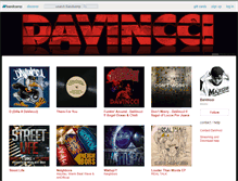 Tablet Screenshot of davincci.bandcamp.com