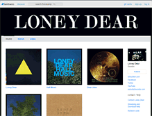 Tablet Screenshot of loneydearmusic.bandcamp.com