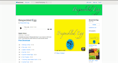 Desktop Screenshot of bespeckledegg.bandcamp.com