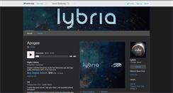 Desktop Screenshot of lybria.bandcamp.com