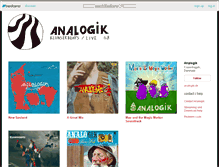 Tablet Screenshot of analogik.bandcamp.com