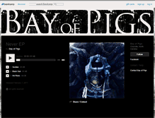 Tablet Screenshot of bayofpigs.bandcamp.com