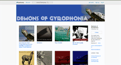 Desktop Screenshot of gyrophonia.bandcamp.com