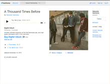 Tablet Screenshot of genuineharmony.bandcamp.com