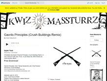 Tablet Screenshot of kwizmassturrz.bandcamp.com