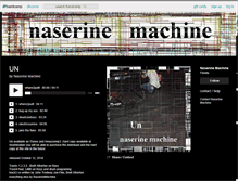 Tablet Screenshot of naserinemachine.bandcamp.com