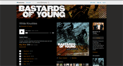 Desktop Screenshot of bastardsofyoung.bandcamp.com