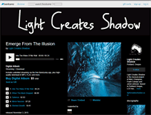 Tablet Screenshot of lightcreatesshadow.bandcamp.com