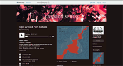 Desktop Screenshot of carrionspring.bandcamp.com