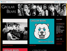 Tablet Screenshot of grolarbears.bandcamp.com