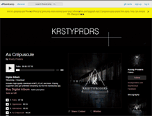 Tablet Screenshot of krstyprdrs.bandcamp.com