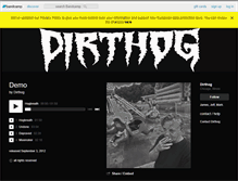 Tablet Screenshot of dirthog.bandcamp.com