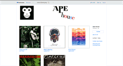 Desktop Screenshot of apehouseltd.bandcamp.com