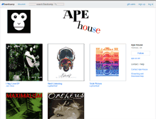 Tablet Screenshot of apehouseltd.bandcamp.com