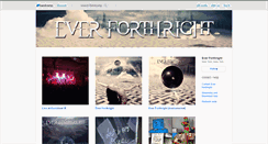 Desktop Screenshot of everforthright.bandcamp.com