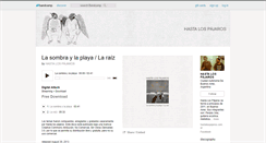Desktop Screenshot of hastalospajaros.bandcamp.com