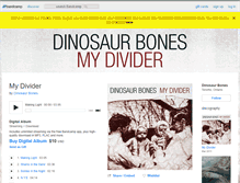 Tablet Screenshot of dinosaurbones.bandcamp.com