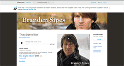 Desktop Screenshot of brandensipes.bandcamp.com