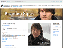 Tablet Screenshot of brandensipes.bandcamp.com