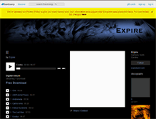 Tablet Screenshot of expire.bandcamp.com