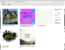 Tablet Screenshot of bee-qunique.bandcamp.com