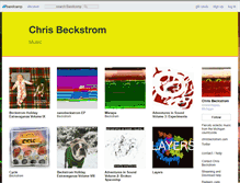 Tablet Screenshot of chrisbeckstrom.bandcamp.com