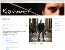 Tablet Screenshot of karrnnel.bandcamp.com