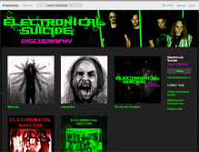 Tablet Screenshot of electronicalsuicide.bandcamp.com