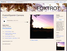 Tablet Screenshot of foxtrotband.bandcamp.com