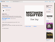 Tablet Screenshot of mistakenforthegifted.bandcamp.com