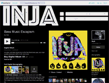 Tablet Screenshot of inja.bandcamp.com
