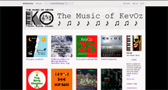 Desktop Screenshot of kevoz.bandcamp.com