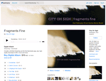 Tablet Screenshot of cityohsigh.bandcamp.com