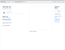 Tablet Screenshot of halfpricedhearts.bandcamp.com