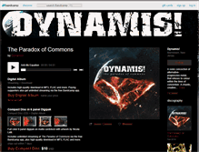 Tablet Screenshot of dynamis.bandcamp.com