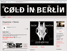 Tablet Screenshot of coldinberlin.bandcamp.com