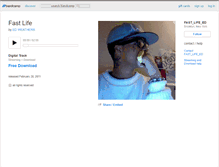 Tablet Screenshot of fastlifeed.bandcamp.com