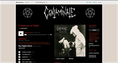 Desktop Screenshot of contaminate.bandcamp.com