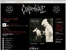 Tablet Screenshot of contaminate.bandcamp.com