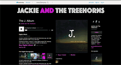 Desktop Screenshot of jackieandthetreehorns.bandcamp.com