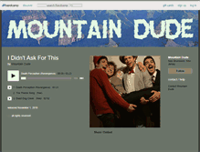 Tablet Screenshot of mountaindude.bandcamp.com