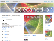 Tablet Screenshot of dodecahedron.bandcamp.com