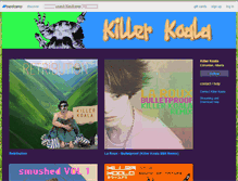 Tablet Screenshot of killerkoala.bandcamp.com