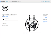 Tablet Screenshot of halfwaydecent.bandcamp.com