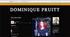 Desktop Screenshot of dominiquepruitt.bandcamp.com