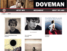 Tablet Screenshot of doveman.bandcamp.com