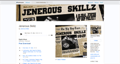 Desktop Screenshot of jenerous-skillz.bandcamp.com